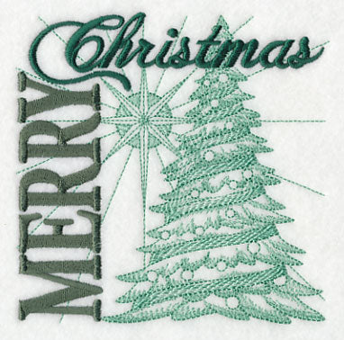 Merry Christmas Tree Square - Image 4
