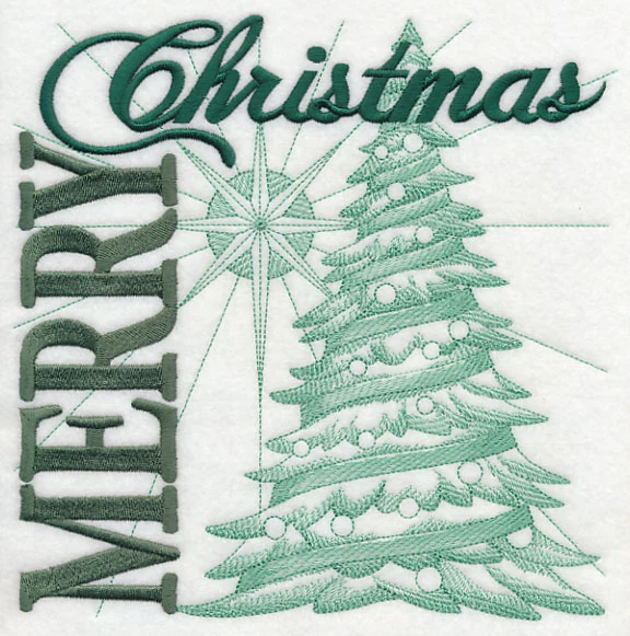 Merry Christmas Tree Square - Image 6