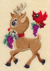 Merry Christmas Wine - Rudolph - Image 3