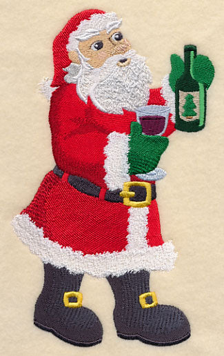 Merry Christmas Wine - Santa - Image 4