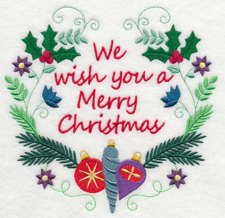 Merry Christmas Wishes Wreath - Image 3
