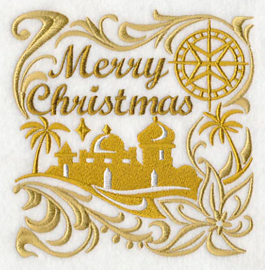 Merry Christmas with Bethlehem Silhouette - Image 4