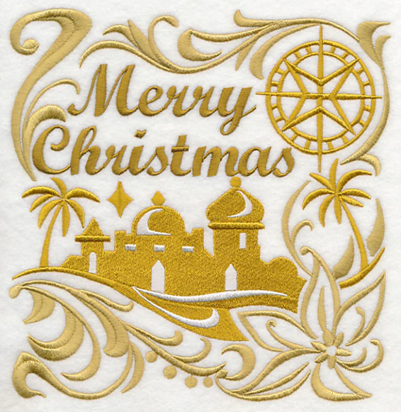 Merry Christmas with Bethlehem Silhouette - Image 6