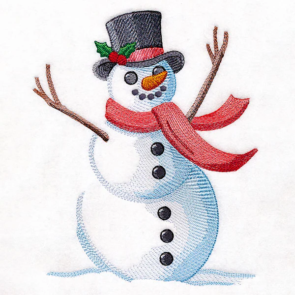 Merry for Christmas Snowman - Image 4