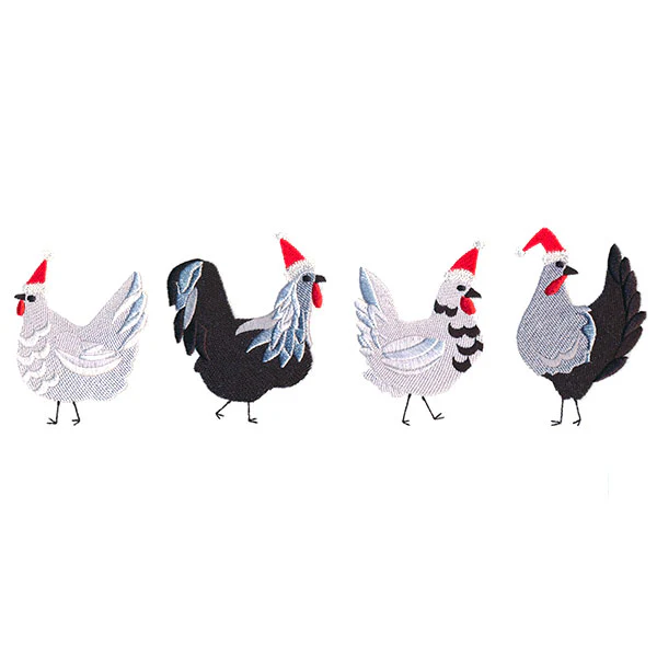 Merry Fun Chicken Border - Image 9