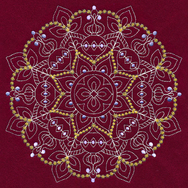 Merry Mandala - Ornament