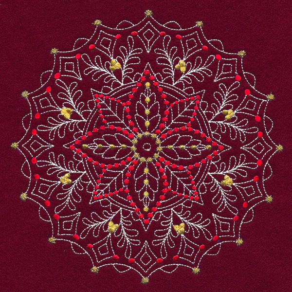 Merry Mandala - Poinsettia - Image 2