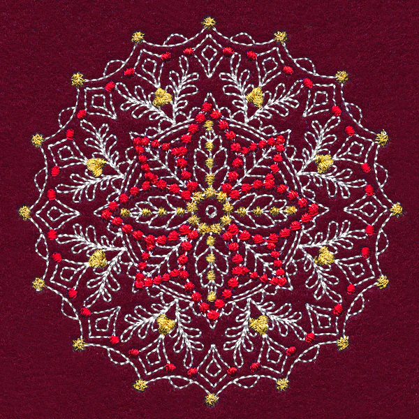 Merry Mandala - Poinsettia - Image 5