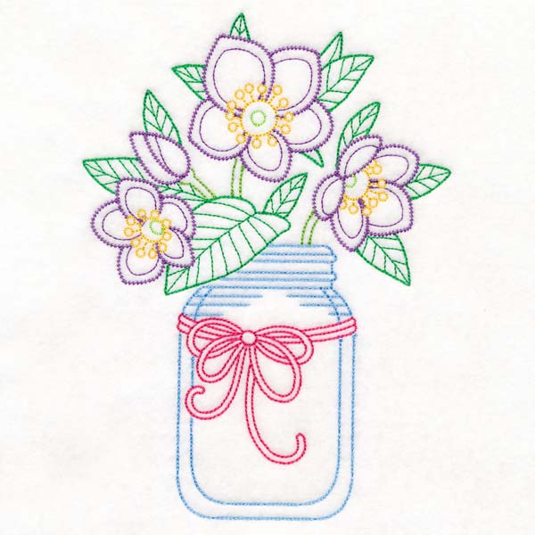 Merry Mason Jar - Lenten Rose - Image 2