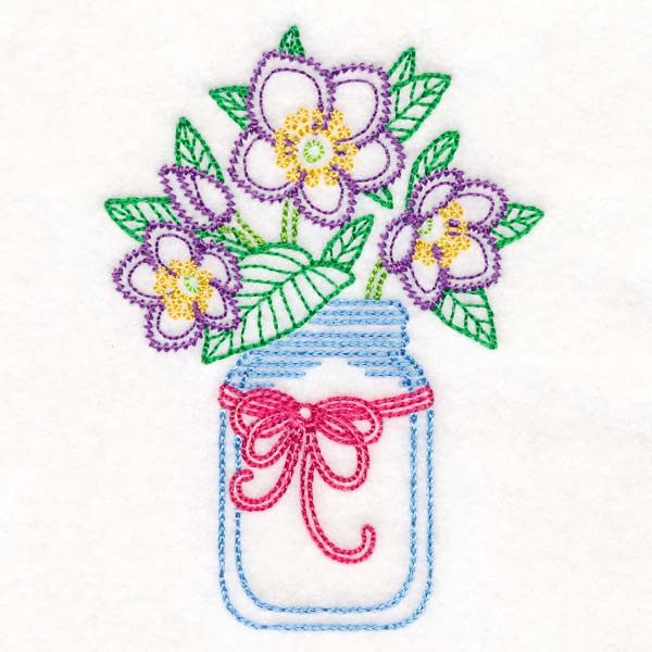 Merry Mason Jar - Lenten Rose - Image 4