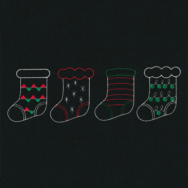 Merry Modern Stocking Border - Image 5