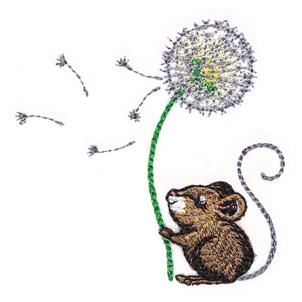 Merry Mouse with Dandelion - Image 5