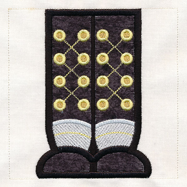 Merry Nutcracker Wall Hanging - Feet (Applique) - Image 3