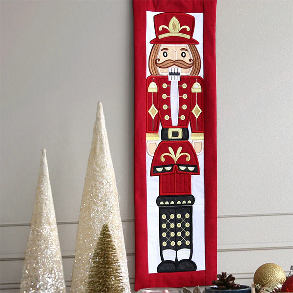 Merry Nutcracker Wall Hanging - Head (Applique) - Image 2