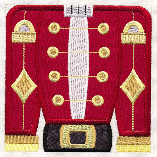 Merry Nutcracker Wall Hanging - Torso (Applique)