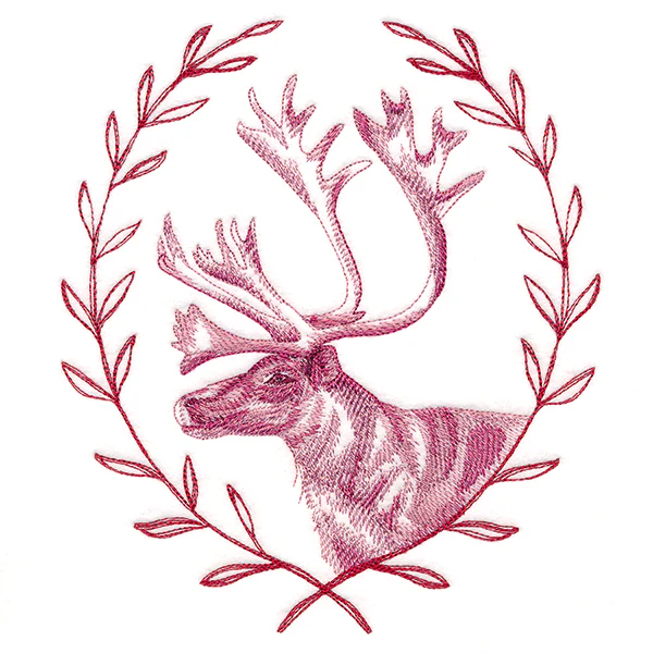 Merry Reindeer with Laurels - Image 4