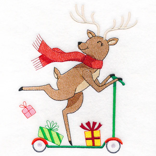 Merry Scooting Reindeer - Image 4