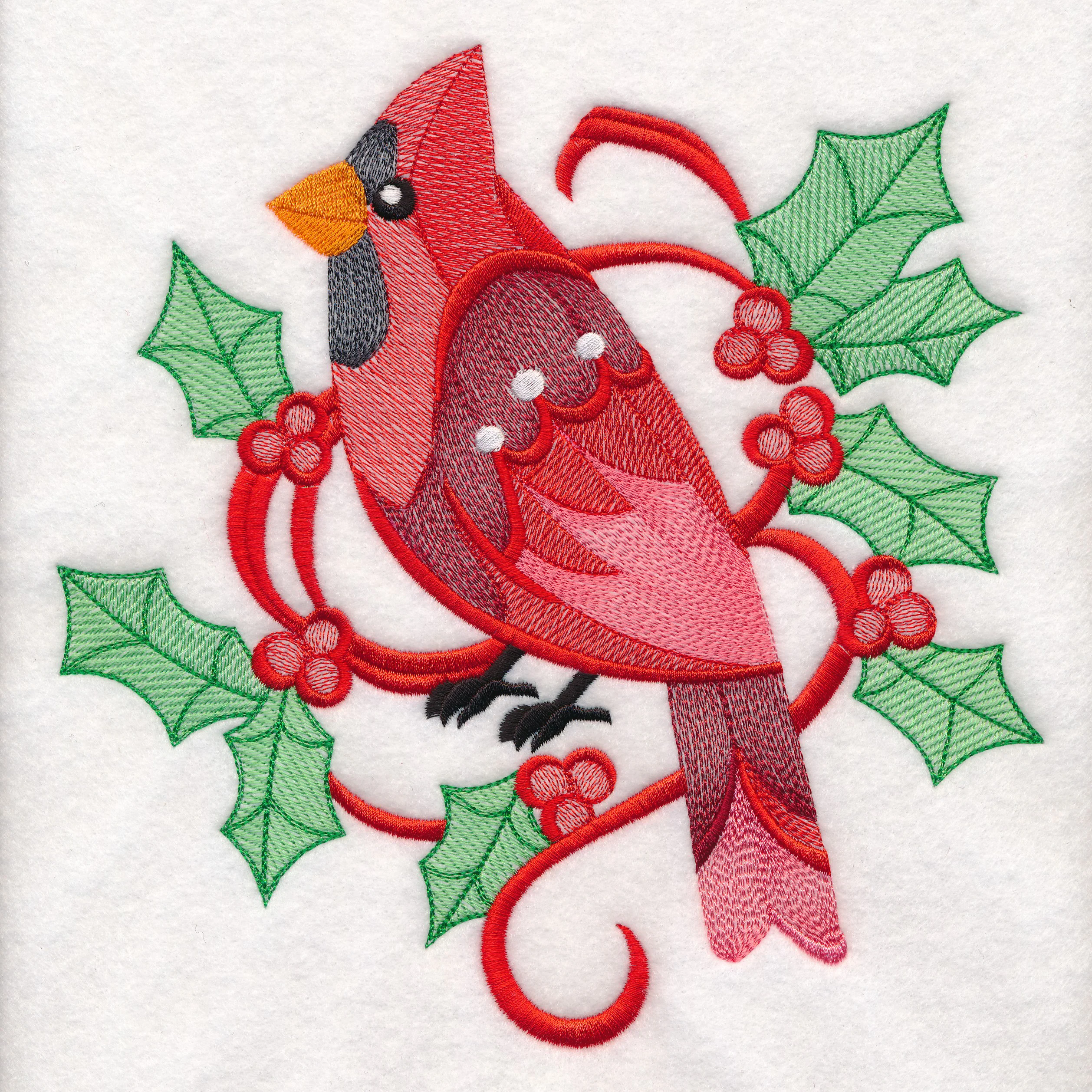 Merry Textures Cardinal Feature