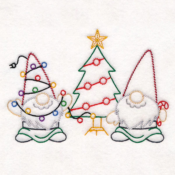 Merry Toilet Paper - Christmas Tree Gnomes - Image 4