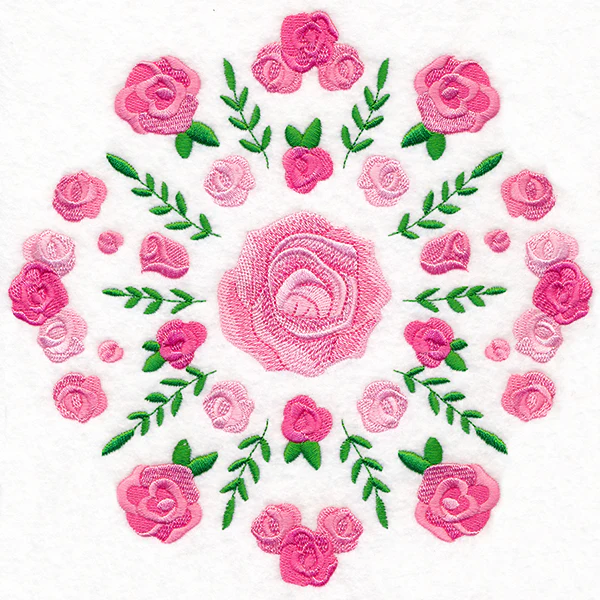 Mesmerizing Rose Medallion - Image 5