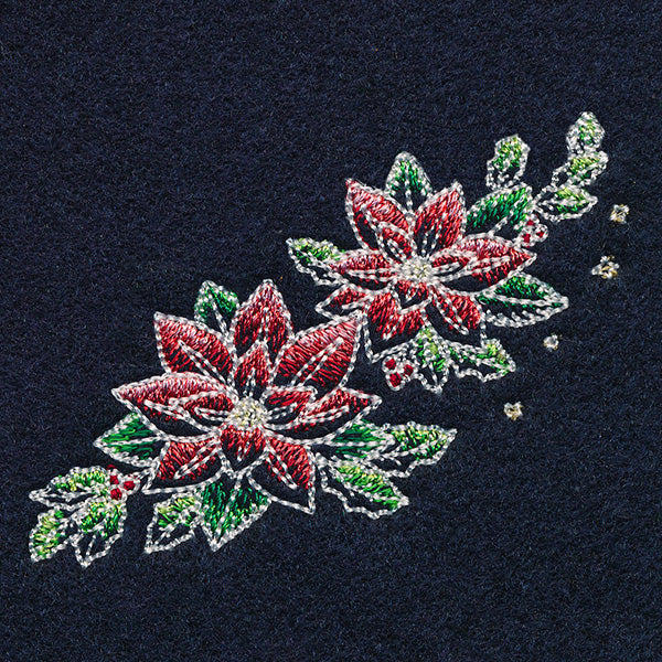 Midnight Christmas Garden - Poinsettias 2 - Image 3