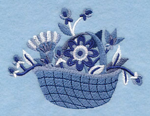 Midwinter Blues Bouquet Basket - Image 5