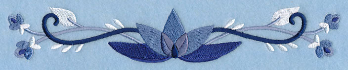 Midwinter Blues Bouquet Border 2 - Image 2