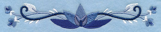 Midwinter Blues Bouquet Border 2 - Image 4