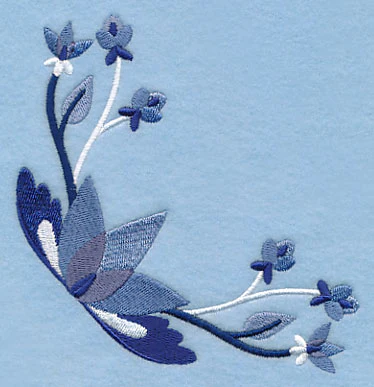 Midwinter Blues Bouquet Corner - Image 2