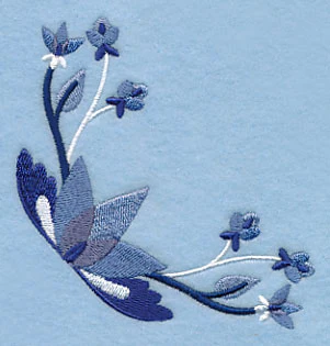 Midwinter Blues Bouquet Corner - Image 3