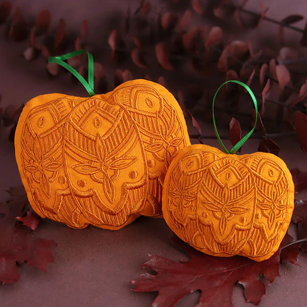 Modern Art Deco Pumpkin Stuffie (In-the-Hoop) - Image 5