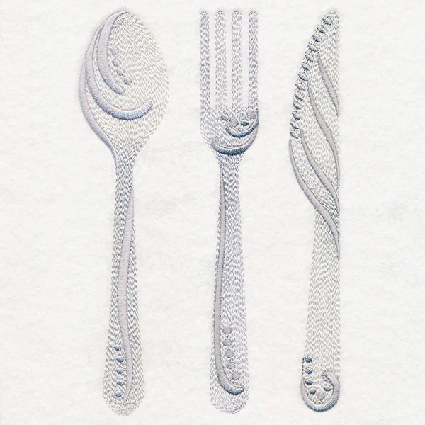 Modern Cutlery Trio - Image 3