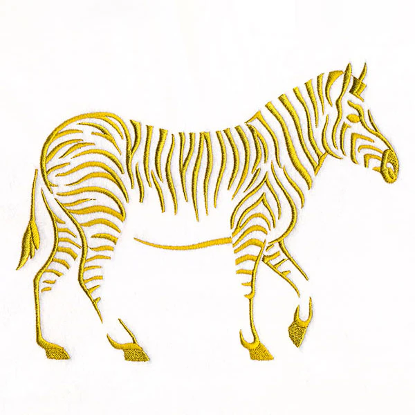 Modern Safari Zebra (Goldwork) - Image 9