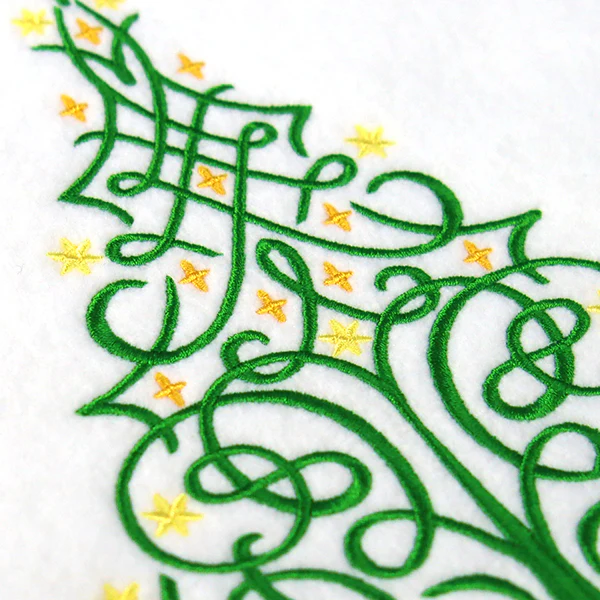 Modern Swirls Christmas Tree - Image 4