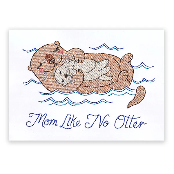 Mom Like No Otter (Cardstock) - Image 3
