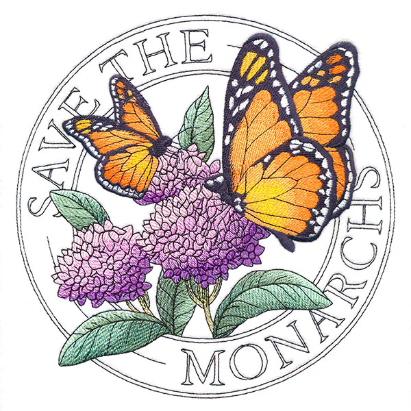 Monarch & Milkweed Stamp - Image 9