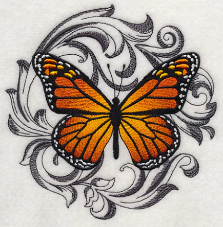 Monarch with Baroque Background - Image 3