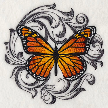 Monarch with Baroque Background - Image 4