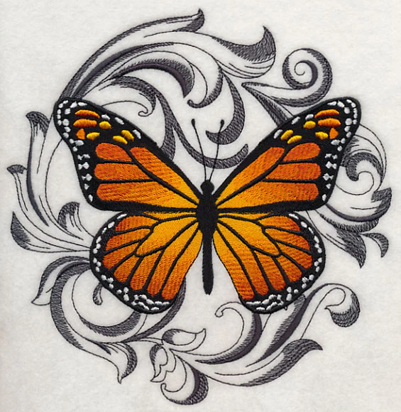 Monarch with Baroque Background - Image 6