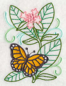 Monarch With Milkweed - Image 5