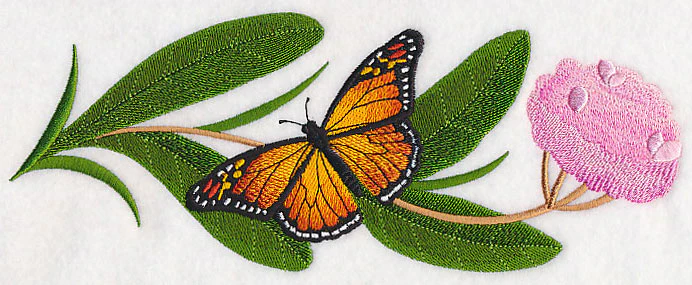 Monarchs and Milkweed Border - Image 2