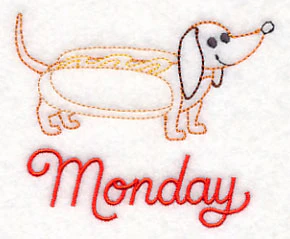 Monday Dachshund (Vintage) - Image 2