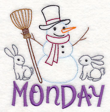 Monday Snowman (Vintage) - Image 3