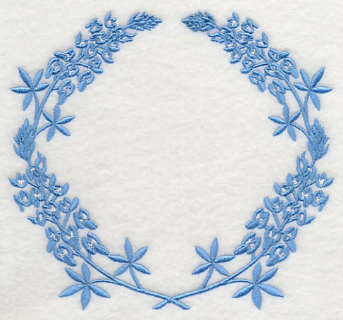 Monogram Wreath - Bluebonnet - Image 3