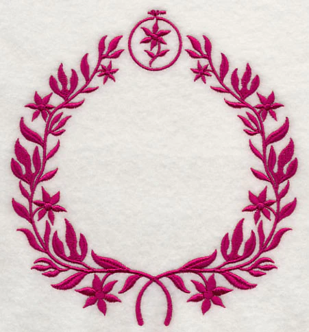 Monogram Wreath - Embroidery - Image 3