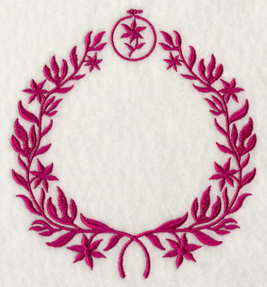 Monogram Wreath - Embroidery - Image 4