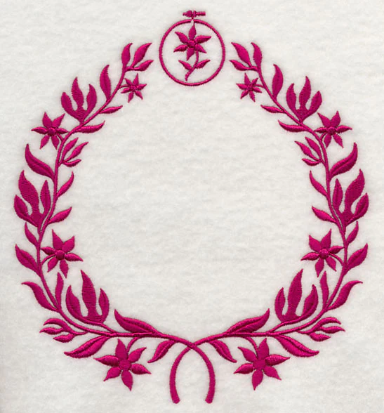 Monogram Wreath - Embroidery - Image 6