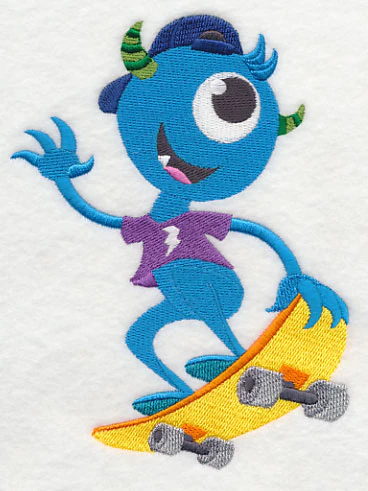 Monster on Skateboard - Image 3