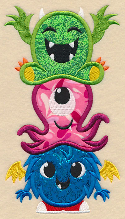Monster Stack (Applique)
