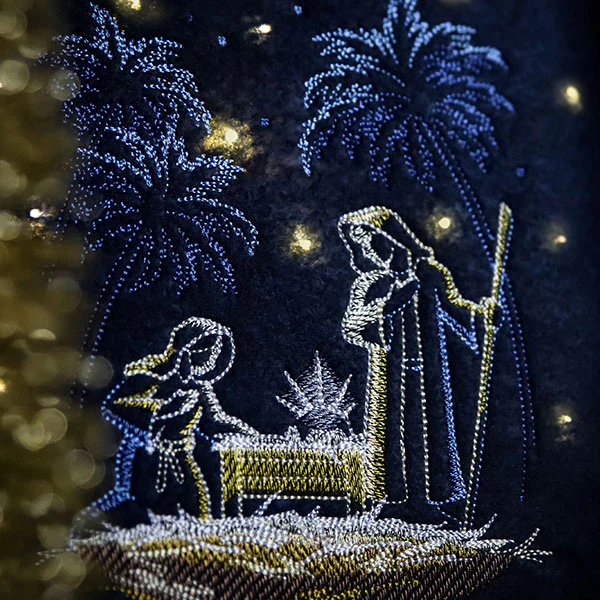 Moonlit Nativity Scene - Image 6